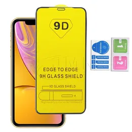 9D Full Cover Glue Tempered Glass Phone Screen Protector For iPhone XR X XS MAX 8 7 6 Samsung S10E M30 M20 A50 A70 Huawei P30 P20 Mate20 Pro