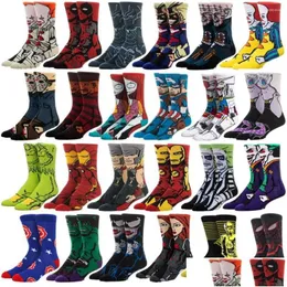 Men'S Socks Mens Men Fashion Funny Hip Hop Personality Cartoon Skarpety High Quality Sewing Pattern Drop Delivery Apparel Underwear Dhp2I