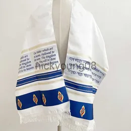 Sjalar Lord Prayer Head Helig Ande Tungor av eld Bön Scarf 160x38cm (63 x 15 tum) x0711