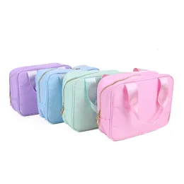 Toiletry Kits Wholesale Waterproof Nylon Kids School cooler bag insulated Lunch Bag Box 230711