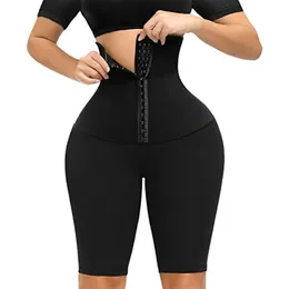 Pantaloncini da donna Leggings a vita alta con corsetto per donna Magic Waist Trainer Shaper Leggins Cintura a compressione Pantaloni da yoga Abbigliamento sportivo Donna Gym Short 230711