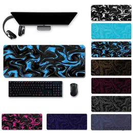 منصات الماوس معصم 1pc وسادة الماوس لوحة كبيرة الماوس ملونة الماوس Mouse Computer Mousepad Mat Office Desk 300*800mm R230711