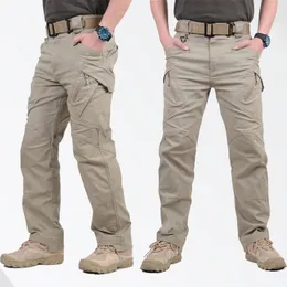 Männer Hosen IX9 Stadt Militärische Taktische Männer SWAT Kampf Armee Casual Wandern Im Freien Hosen Fracht Wasserdicht 5XL 230711