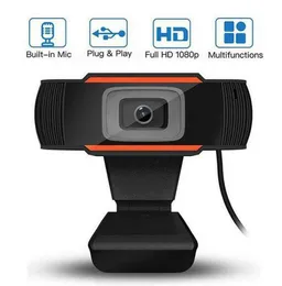 Webcam 480P 720P 1080P Full HD Web Camera Streaming video Live Broadcast Camera X1 Cam USB con microfono digitale stereo nella confezione per PC Laptop Home Office