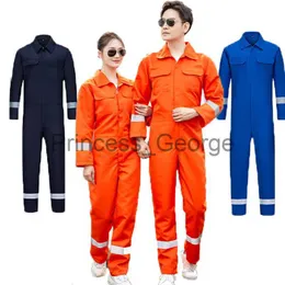 Outros Vestuário Macacão Masculino Feminino Pintor Uniforme de Trabalho de Segurança Leve Hi Vis Mineiro Porteiro Mecânica Consertador de Construção Roupas de Fábrica x0711