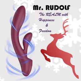 Vibradores G Spot Rabbit Dildo Vibrador Orgasm Toys Vagina Massagem Poderosa Masturbação Brinquedo Sexual para Mulheres Adulto à prova d'água Produto sexual 230710