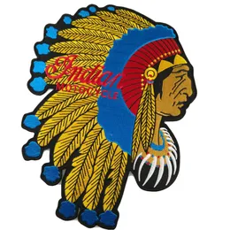 High Quality Indian Embroidered Iron On Patches For Clothing Motorcycle Biker Jacket Vest Large Back Size Custom Patch222C