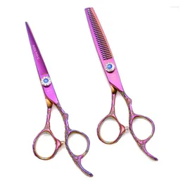 Hairdressing Scissors 5.5" 6" AQIABI Stainless Professional Barber Thinning Shears Shop Hair Drop A9002