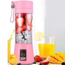 Narzędzia do warzyw owocowych Blender 6-ostrzowy Elektryczna wyciskarka do owoców Ręczny ekspres do smoothie Mieszający mikser USB Akumulator Mini robot kuchenny Kubek do soku 230710