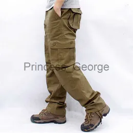 Andere Bekleidung Overalls Männer Frachthosen lässig Multi -Taschen Militärtaktische Arbeit Hosen Pantalon Hombre Streetwear Armee Straighthose 44 x0711