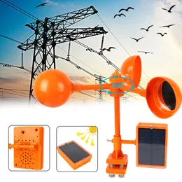 Other Garden Tools Ultrasonic Solar Bird Pest Repeller 360 Degree Rotating Reflector Drive Away Device 230710