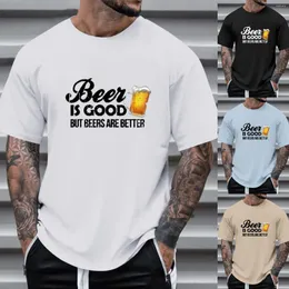 Herr T-shirts Herr Sommar Mode Casual Fäst 3D Digital Printing Skjorta Kortärmad Topp Medium För Herr Paket med