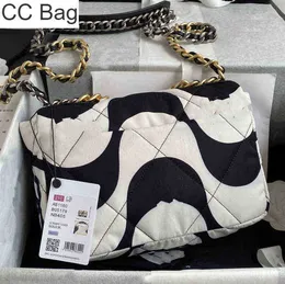 CC torba na zakupy s 2022 najwyższa jakość damska dekoracja moda klapa luksusowa designerska torebka damska wiele akcesoriów skórzana kopertówka na ramię