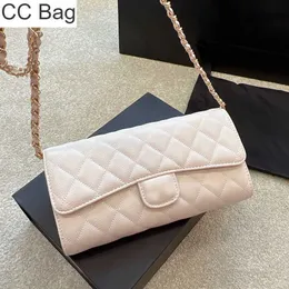 10A CC Sac Femmes Classique Woc Rabat Sac Caviar Cuir de Veau Matelassé Plaid Métal Matériel Chaîne Épaule Bandoulière Portefeuille Designer Dames Français De Luxe Sacs À Main