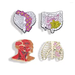 Brooches Doctors Nurses Lapel Pins For Backpacks Jewelry Badges Manga On Backpack Enamel Pin Briefcase Accessories 4pcs