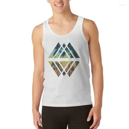Camisetas sin mangas para hombres Top de playa tropical geométrico Ropa para hombres Camisas sin mangas