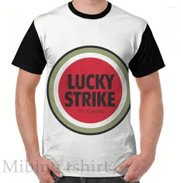 Women's T Shirts Funny Print Men Shirt Women Tops Tee Lucky Strike - Its Toasted Graphic T-Shirt O-neck Short Sleeve Casual Tshirts