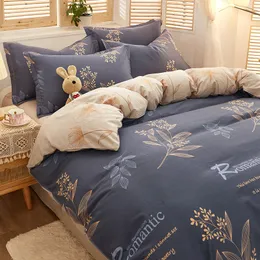 Conjunto de roupa de cama 34 peças 100% algodão Capa de edredon Grande edredon cama Full Queen King size têxtil doméstico de luxo 230711