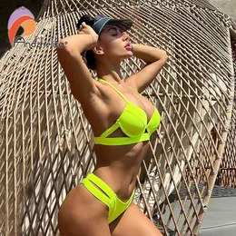 Kadın Mayo ve Seksi Bikini Takım Mayo Kadınlar Mayo Dantel Kemer Mayo Biquini Bikini 2022 Yeni Plaj Giysileri Z230712