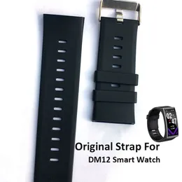 Watch Bands Latest original silicone strap replacement for 1.9 inch DM12 smartwatch 230711