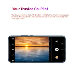 オリジナル huawei mate 20 lite スマートフォン android 6.3 インチ 24MP + 20MP カメラ 4 + 64 ギガバイトの携帯電話 4 グラム google play ストア携帯電話
