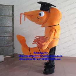 Kostiumy maskotki żółte krewetki krewetki homar raki Langouste kostium postać z kreskówki dla dorosłych karnawał Fiesta przyjęcie z okazji ukończenia szkoły Zx1827