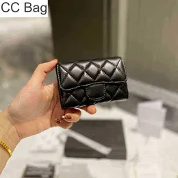 CC バッグ コインケース ミニ財布 レディース クラシック デザイナー 高級 ショートウォレット ファッション クレジットカード ホルダー キャビア シープスキン ポケット バッグ G