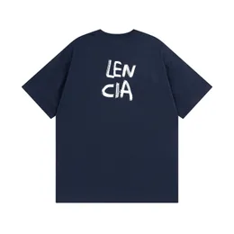 BLCG LENCIA 2023 lato nowy 250g 100% tkanina bawełniana T-shirt mężczyźni wysokiej jakości nadruk kolor spadek rękaw luźne koszulki topy typu oversize 2023271