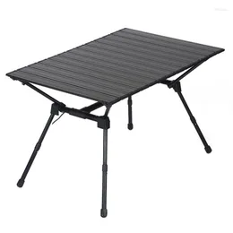 Camp Furniture 2023 Outdoor Portable Ultralight Camping Foldable Table Aluminium Alloy Folding Picnic Barbecue Desk