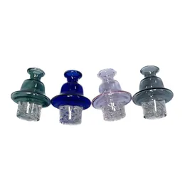 UFO Cyclone Spinner Glass Vortex Carb Cap For 25mm Quartz Banger - Give Away 2 Terp Slurper Pearls FREE