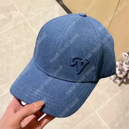 Denim Casquette Herren Designer Baseball Cap Einstellbar Ausgestattet Hut Frau Luxus Ball Caps Dome Klassische Buchstaben Casual Caps Gorras