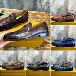 2023-Designer Summer Men Loafers Fashion Formal Wear Major Loafers Cow leather luxury High quality Fashion Loafers Size 38-45