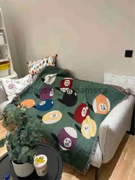 Battaniye bilardo örgü battaniye piknik paspas battaniye goblen kanepe yastık seyahat pelerini yatak odası dekoratif açık halıya yüksek kaliteli x0711