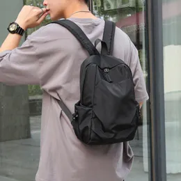School Bags Mini Men's Backpack Fashion Small Black Shoulder Bag for Man 2023 Canvas Designer Waterproof Sports Travel Male Backpacks 230710