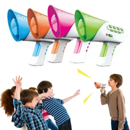 Электрические RC Animals Funny Kids Voice Changer Louds ER добавить веселый Megaphone Toy Gift на день рождения Рождество 230711