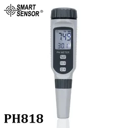 PH Meters Professional Pen Type PH Meter Portable PH Water Quality Tester Acidometer for Aquarium Acidimeter water PH acidity meter PH818 230710