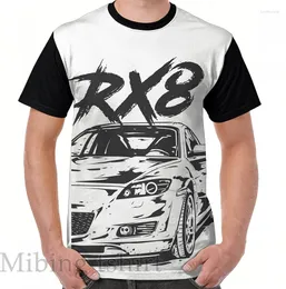 メンズ T シャツ面白いプリント男性シャツ女性トップス Tシャツ RX8 VFL ダーティースタイルグラフィックTシャツOネック半袖カジュアルTシャツ