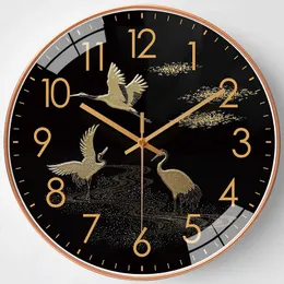 Zegary ścienne 12-calowy zegar Dekoracja salonu Nowoczesny prosty projekt domu dla zwierząt