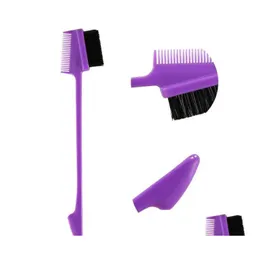 Hair Brushes Beauty Double Sided Edge Control Comb Styling Tool Toothbrush Style Eyebrow Brush 2021 Among People2022 Drop Delivery P Dhg6G