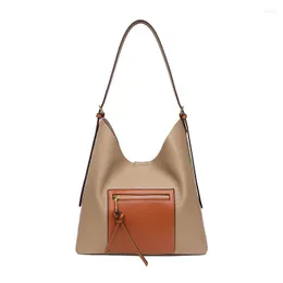 Bolsas de noite Tendência da moda coreana Bolsas de grife de luxo para mulheres Bolsas femininas de couro genuíno Casual Vintage Lady Shoulder