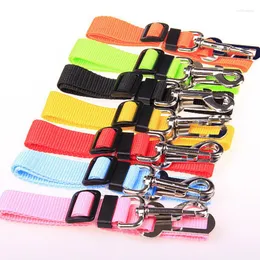 Dog Collars Adjustable Leash Pet Car Safety Seat Belt For Small Medium Dogs Durable Travel Harness Clip Accessories