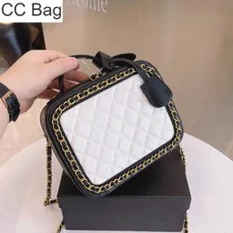 10A CC Bag Classic France Womens Weave Camera Bags Braid Around Bag Ladies Vanity Crossbody Chains Shouler Luxury Designer Cosmetic Case Handbags 19X5X15CM