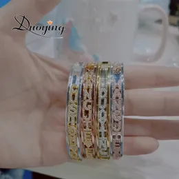 Цепный дуа -Duying Diy Slider Charms Bangles Custom Имя браслеты браслеты циркония