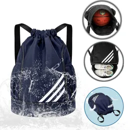 Seesäcke Ultraleichter Sportrucksack Mann Frauen Fitnesstasche Kordelzug Basketball Wasserdichtes Fitnessstudio mit Schuhfach 230710