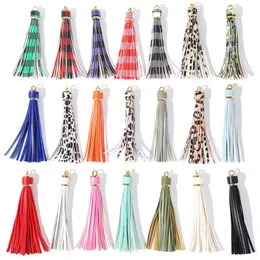 PU Leather Tassel Wisiorek DIY Brelok damska Torba Wisiorek Leopard Brelok Akcesoria