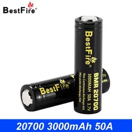 BestFire Pestfire 20700 بطارية ليثيوم بطارية قابلة للشحن 3000mAh 50a 3.7 فولت بطارية الطاقة