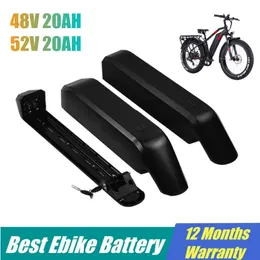 Side Release Ebike Battery 52V 20Ah 48V W/ Samsung 21700 Batteries for Himiway E-bike Ariel Rider Kepler Vtuvia Electric Bike 1500W 1000W 750W 500W Bafang Motor