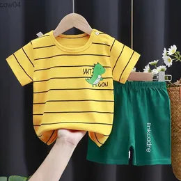 Diseñador de la marca Ropa para niños pequeños Niños Bebé Ropa para niños Conjuntos Ropa deportiva Top + Traje corto Trajes Bebé L230625