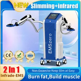 2023 New Launch 2-in-1 적외선 EMS EMSZERO SLIMMING+적외선이 슬림하고 지방을 태워 근육 CE를 확립하기 위해 운동