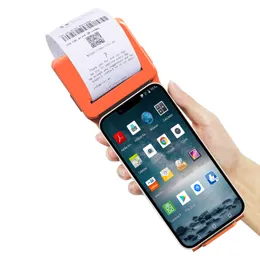 Altri dispositivi elettronici 58mm POS Stampante termica per ricevute Lettore di codici a barre Terminale per macchina palmare Bluetooth Scanner mobile 2 in1 230712